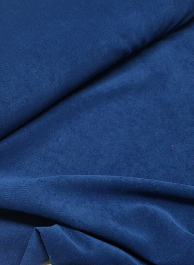 A la Ville petrol blue - beautiful velvet with twill binding