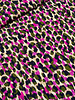 A la Ville orchid leopard - viscose crepe
