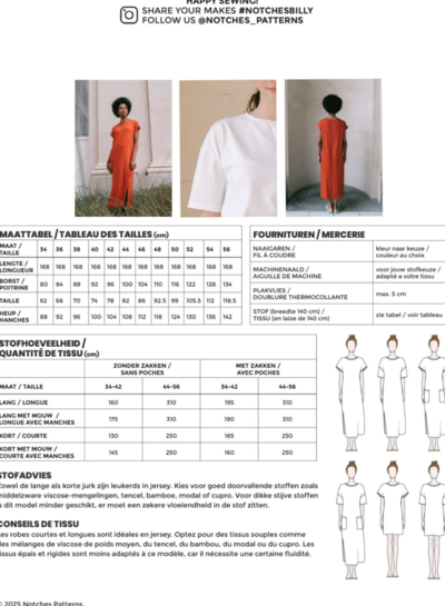 Notches Billy t-shirt / dress - Notches