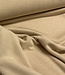 beige - prachtig dubbel (interlock) gebreid