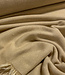 beige - prachtig dubbel (interlock) gebreid