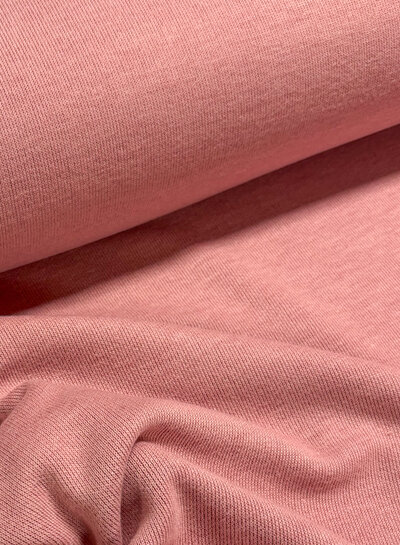 roze - prachtig dubbel (interlock) gebreid