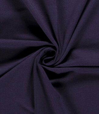 Madeline effen french terry - aubergine - OEKO TEX