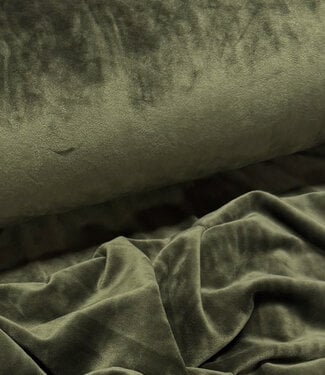 khaki - velvet sweater - ideaal voor homewear