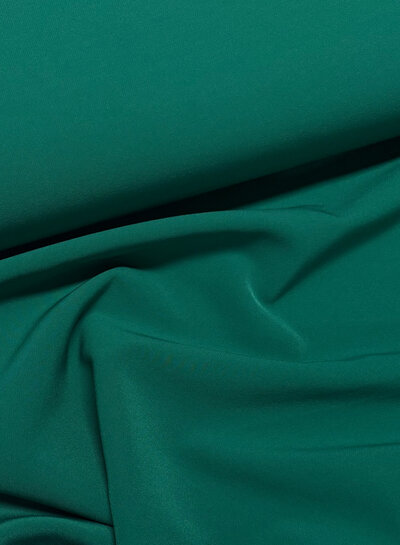 Madeline green - stylish woven fabric - wrinkle-free - high quality (Italy)