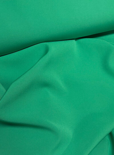 A la Ville grasgroen - stijlvolle geweven stof- kreukvrij - hoogstaande kwaliteit (Italie)