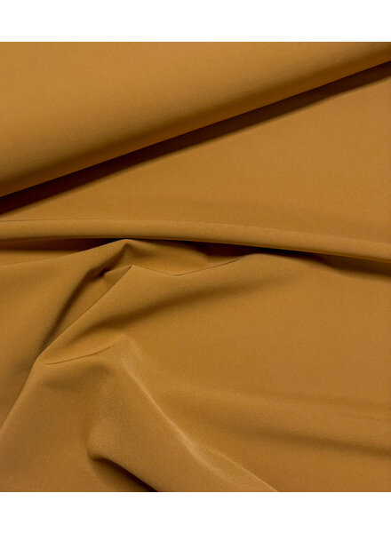 Madeline camel - stijlvolle geweven stof- kreukvrij - hoogstaande kwaliteit (Italie)