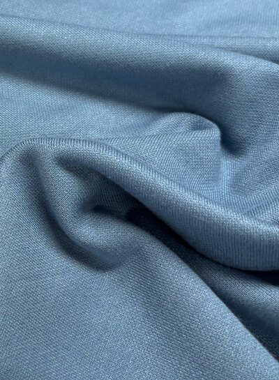 denim blue - beautifully knitted interlock rayon blend