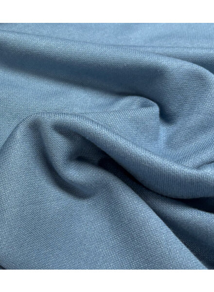 denim blue - beautifully knitted interlock rayon blend