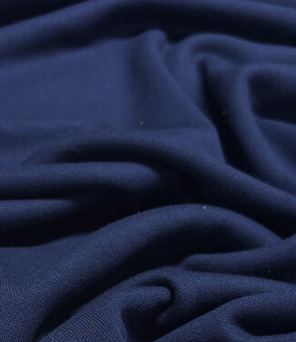 navy blue - beautiful tightly knitted interlock rayon blend