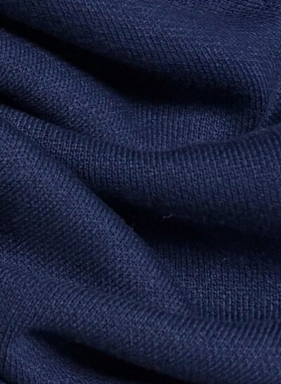 navy blue - beautiful tightly knitted interlock rayon blend