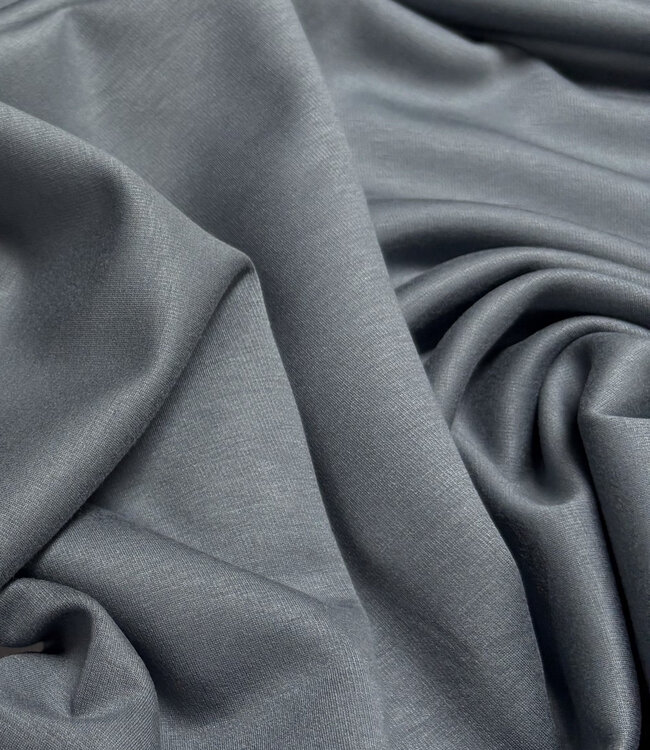 vergrijsd blauw - scuba modal knit