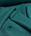 A la Ville emeraldgroen diagonaal wool touch  - prachtige  mantelstof