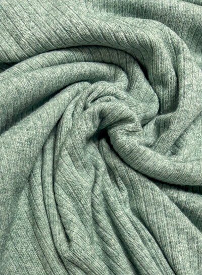 rib knit - prachtig vormvast gebreid - mint