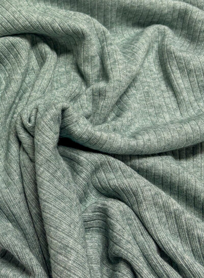 rib knit - prachtig vormvast gebreid - mint