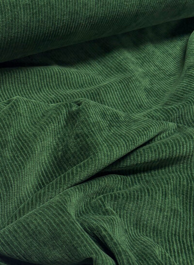 Swafing bottle green - stretch corduroy