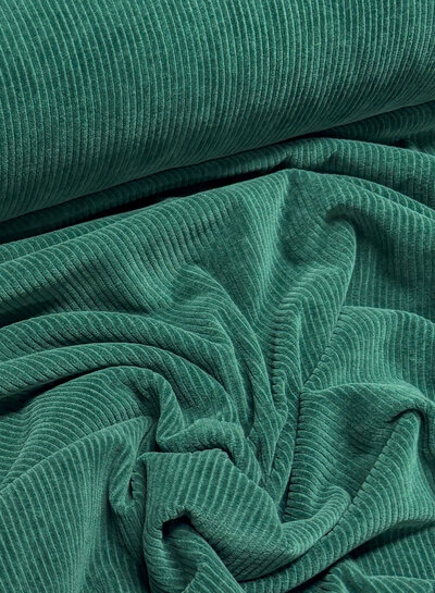 Swafing dark green - stretch corduroy