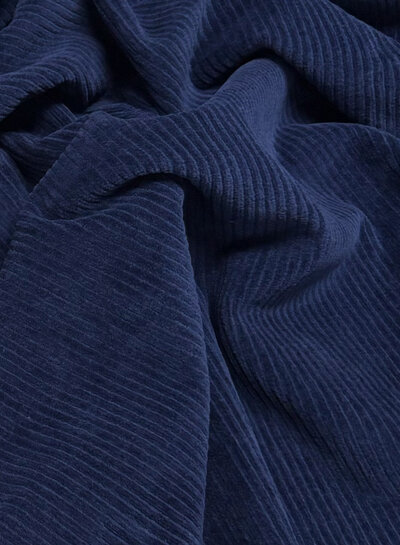 Swafing navy blue - stretch corduroy