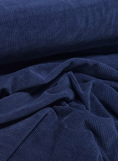 Swafing navy blue - stretch corduroy