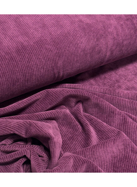 Swafing mauve wine (eggplant) - stretchy corduroy