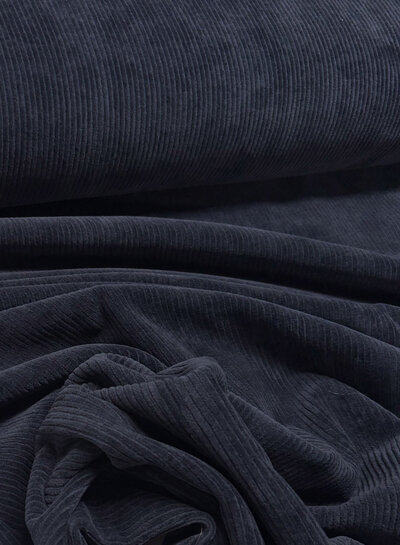 Swafing navy blue - stretch corduroy