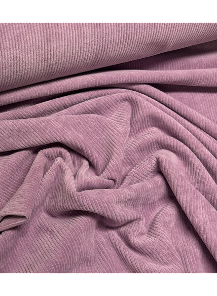 Swafing lila - rekbare corduroy