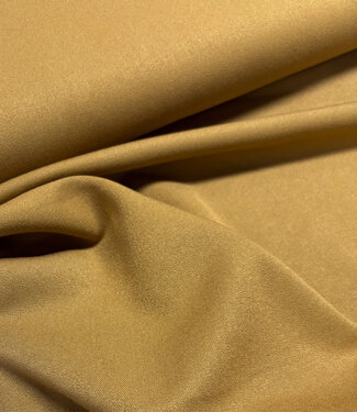 camel soepelvallende gabardine