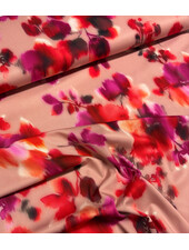 Japanese pink mood - viscose twill met lichte stretch