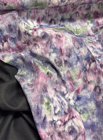 anthracite - woven bamboo - recycled, very soft fabric and no wrinkles