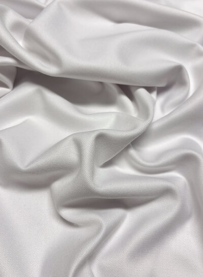 white - woven bamboo - recycled, very soft fabric and no wrinkles