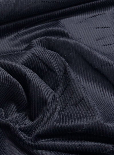 Swafing marine - ribfluweel /corduroy met lichte stretch