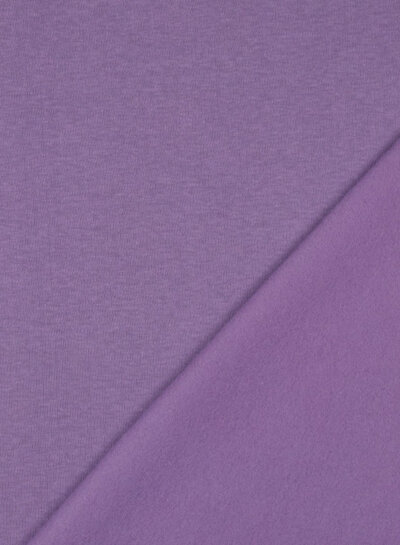 bright lilac - thick jogging, softly roughened on the inside