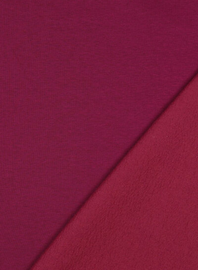 violet - thick jogging, softly roughened on the inside v