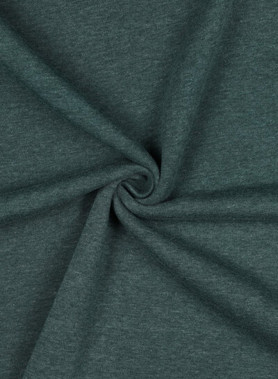 dark green mottled - thick jogging, softly roughened on the inside