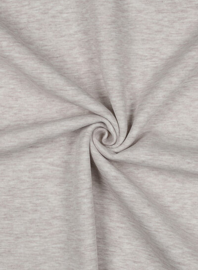 beige gemeleerd -  dikke jogging, zacht opgeruwd aan de binnenkant