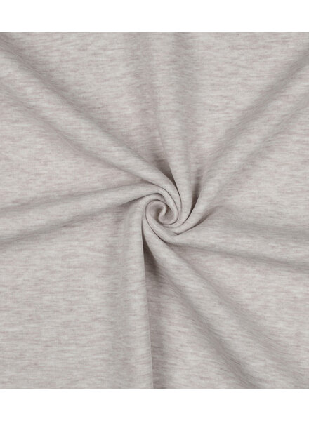 beige gemeleerd -  dikke jogging, zacht opgeruwd aan de binnenkant