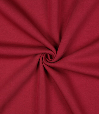 dark red - thick jogging, softly roughened on the inside