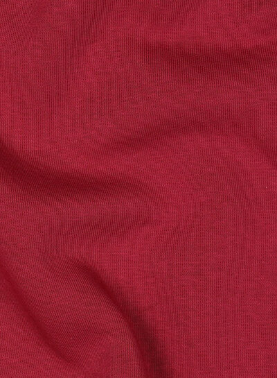 dark red - thick jogging, softly roughened on the inside