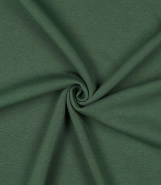 forest green - thick jogging, softly roughened on the inside v