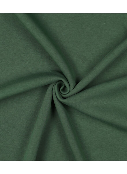 woudgroen - dikke jogging, zacht opgeruwd aan de binnenkant v