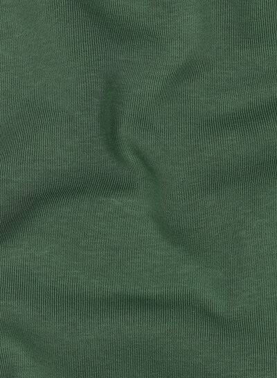 forest green - thick jogging, softly roughened on the inside v
