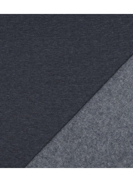 navy melange - thick jogging bottoms, softly brushed on the inside