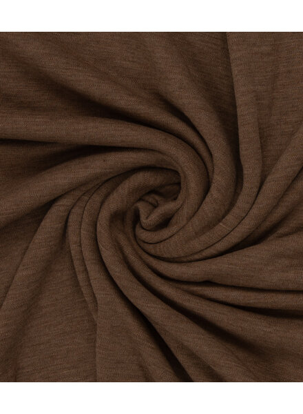 100% finely knitted merino wool - brown