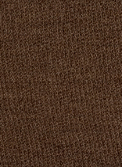 100% finely knitted merino wool - brown