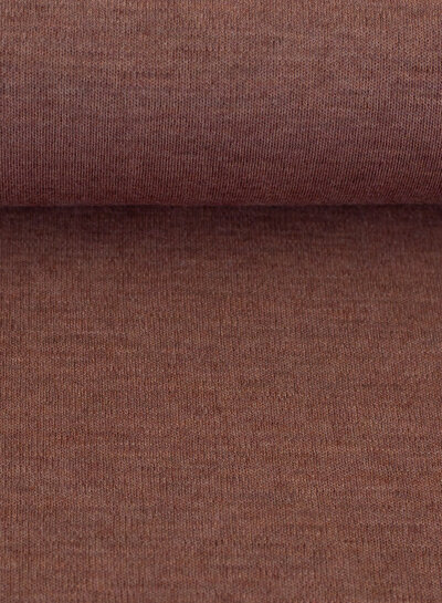 100% finely knitted merino wool - pink-brown