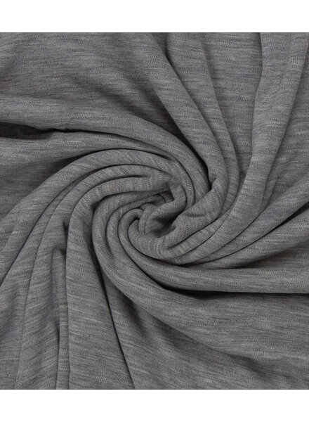 100% finely knitted merino wool - light gray
