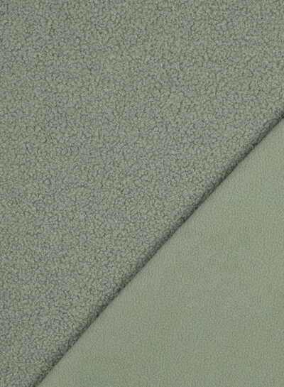mint - teddy boucle double face with fleece