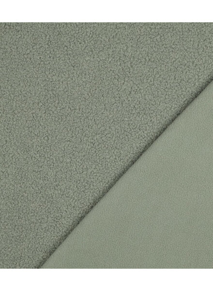 mint - teddy boucle double face met fleece