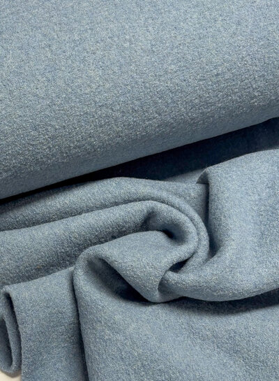 blue soft boiled wool