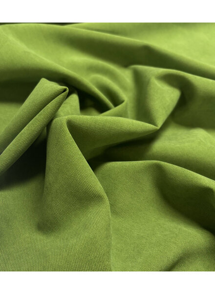 A la Ville mosgroen - prachtige velours met  twill binding